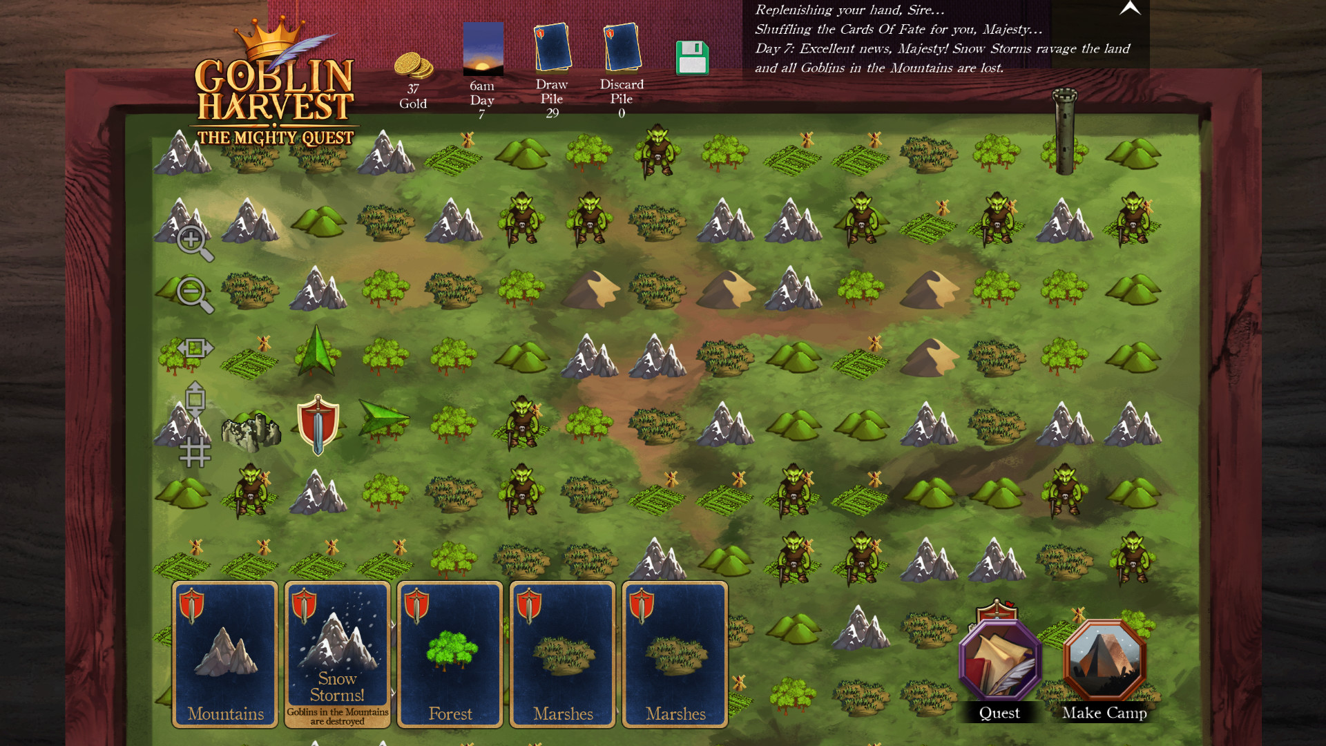 Скриншот-7 из игры Goblin Harvest — The Mighty Quest