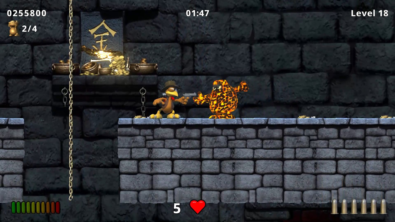 Скриншот-1 из игры Crazy Chicken – Traps and Treasures 2 для PS5