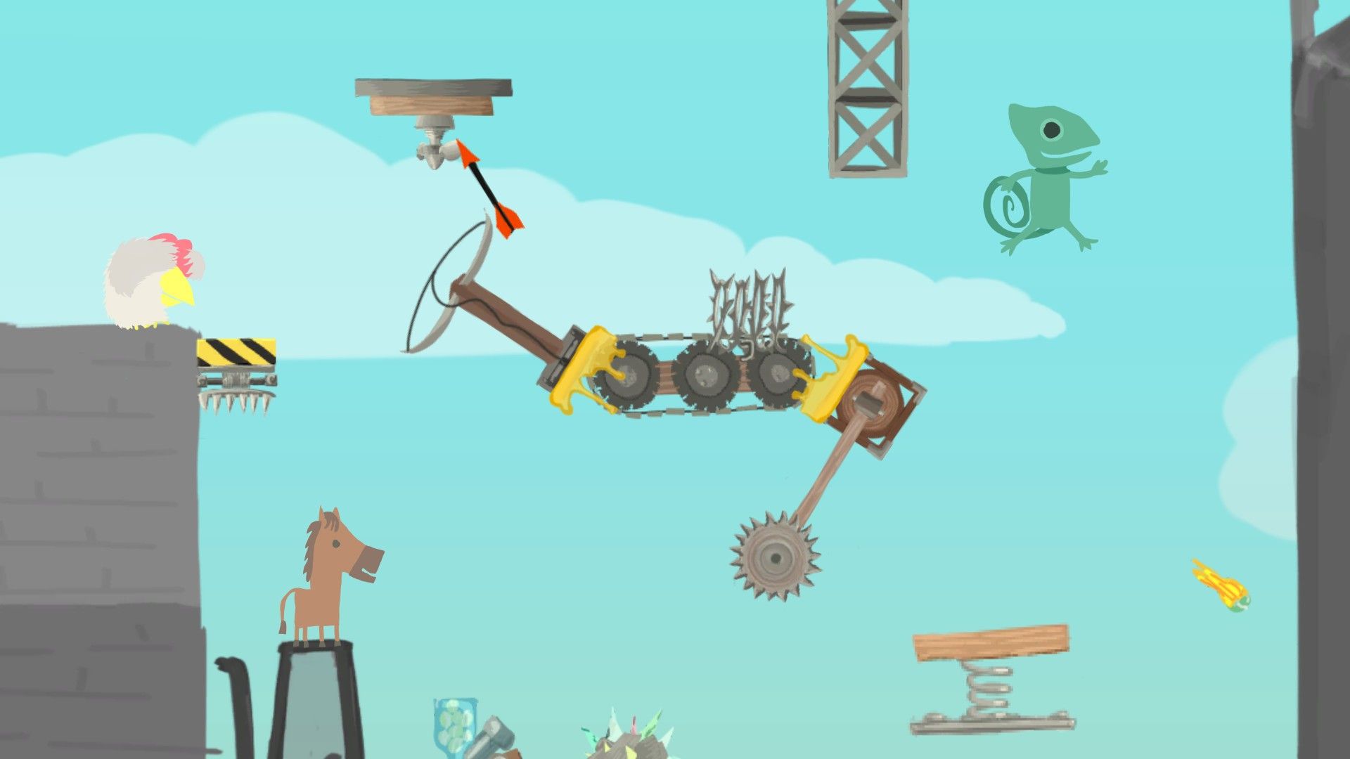 Скриншот-0 из игры Ultimate Chicken Horse