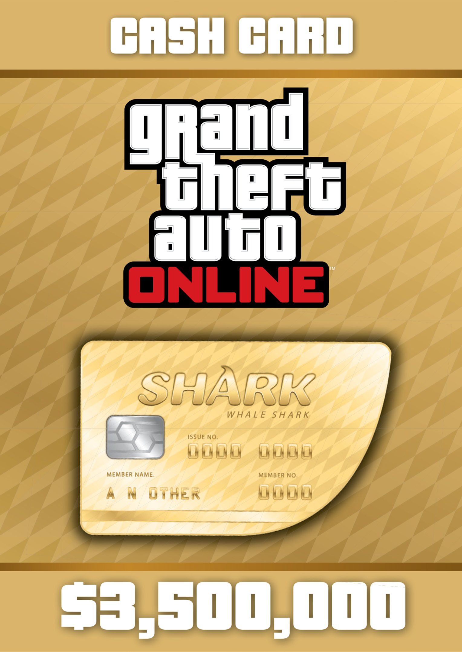 Whale Shark Cash Card на 3.500.000 $ GTA