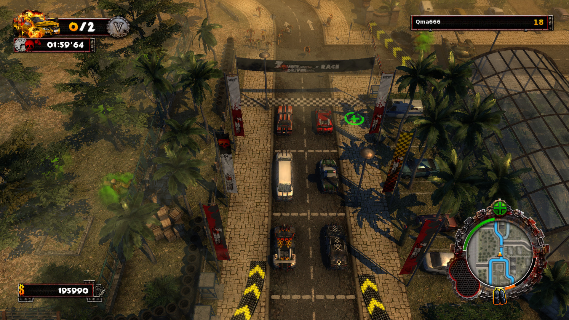 Скриншот-1 из игры Zombie Driver HD