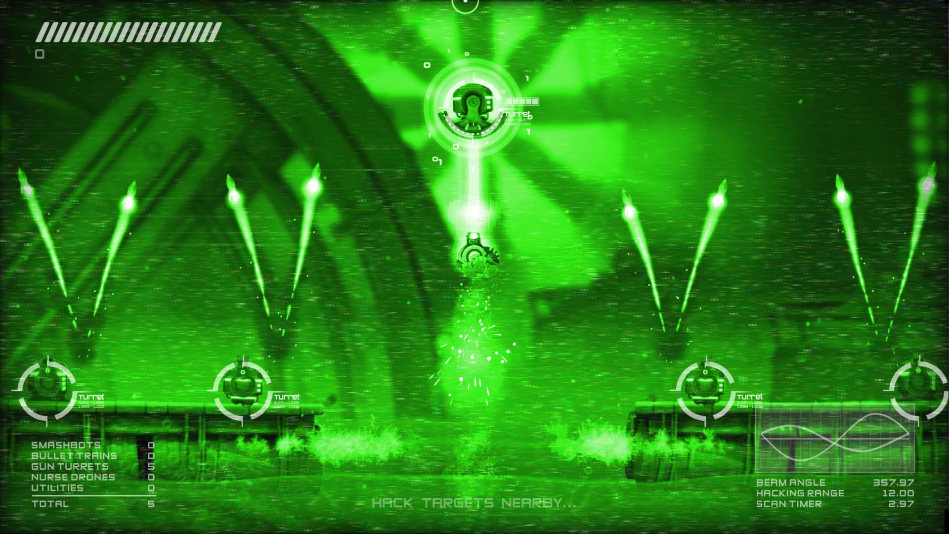 Скриншот-7 из игры RIVE: Wreck, Hack, Die, Retry!