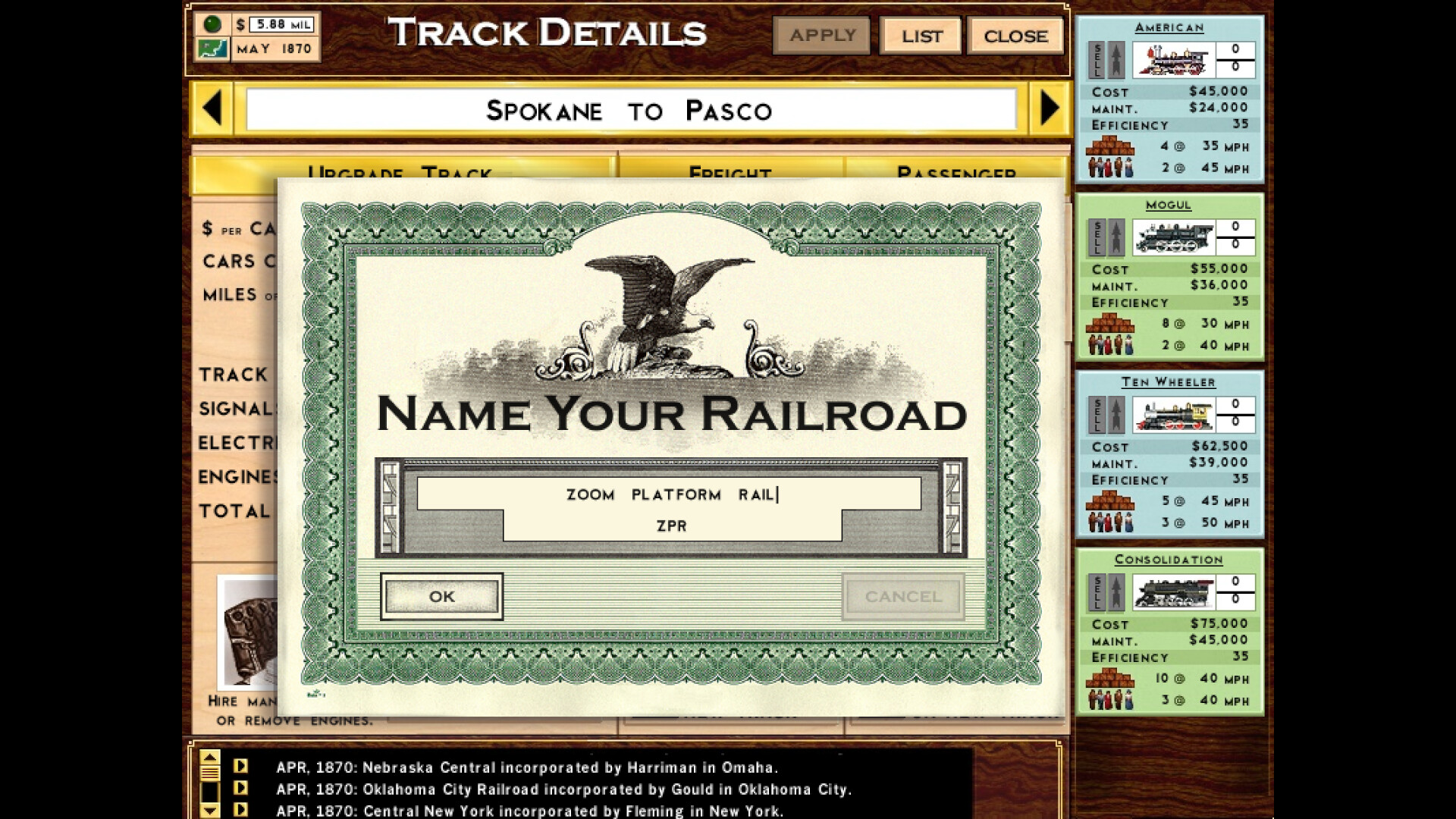 Скриншот-10 из игры Rails Across America