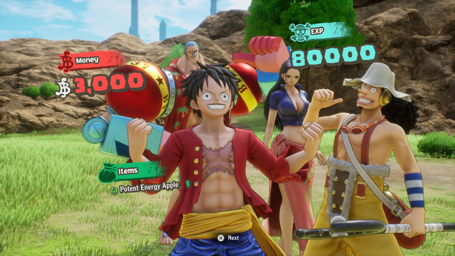 Скриншот-2 из игры One Piece Odyssey