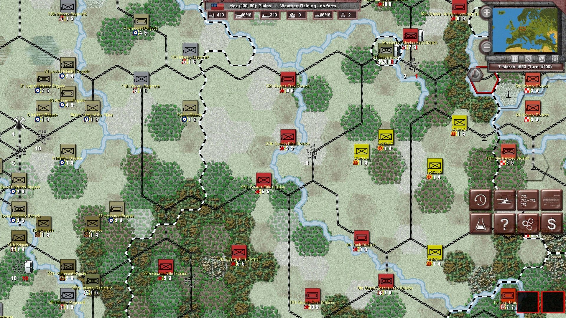 Скриншот-1 из игры 1953: NATO vs Warsaw Pact