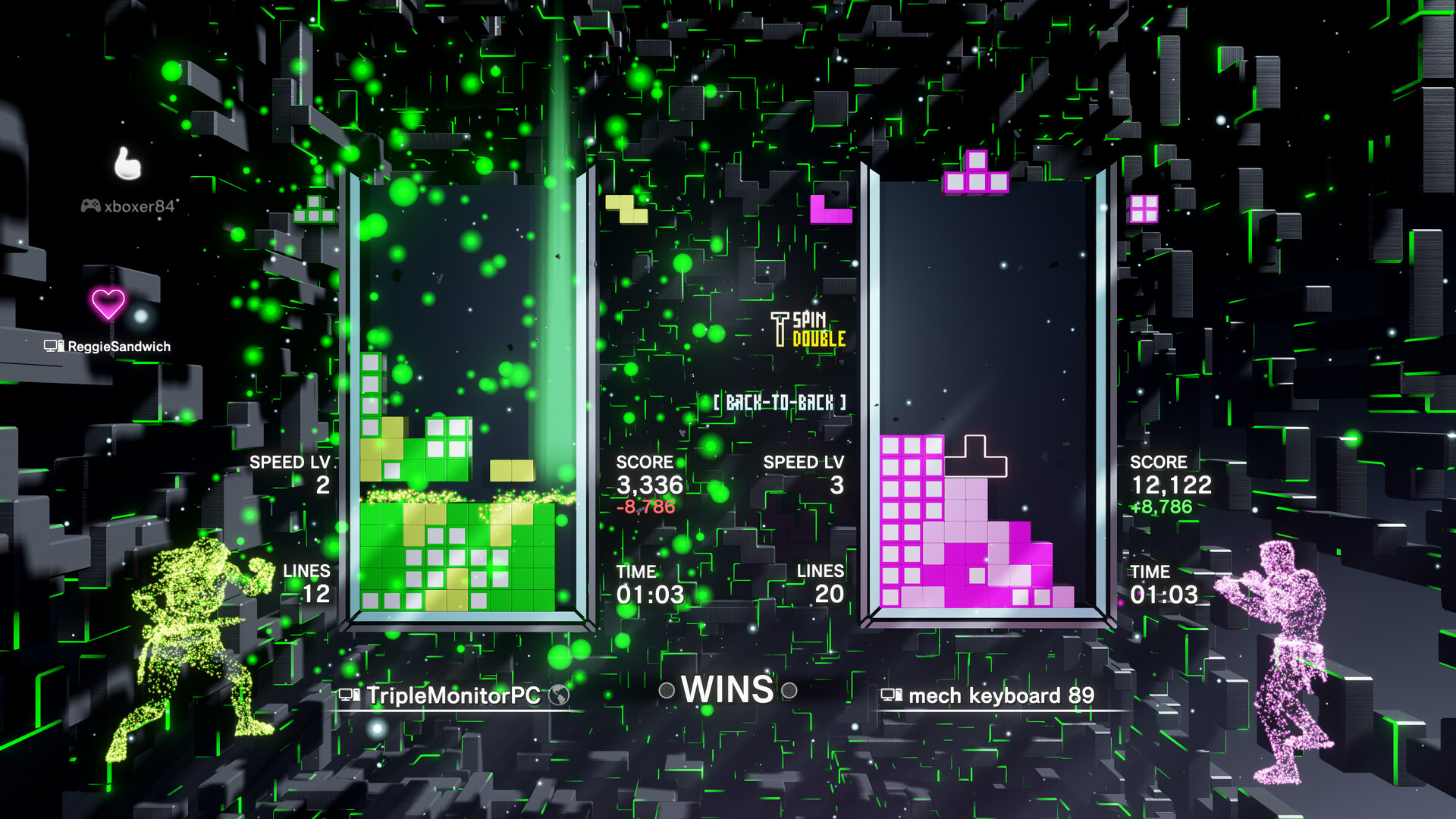 Скриншот-1 из игры Tetris Effect: Connected для ХВОХ