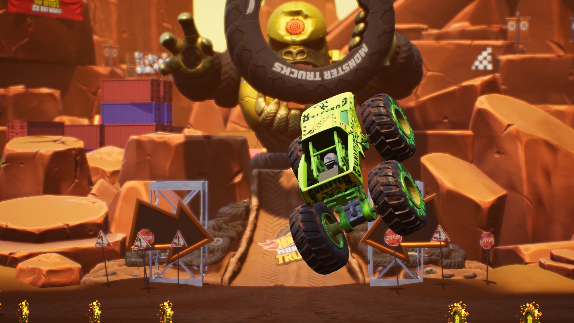 Скриншот-0 из игры Hot Wheels Monster Trucks: Stunt Mayhem