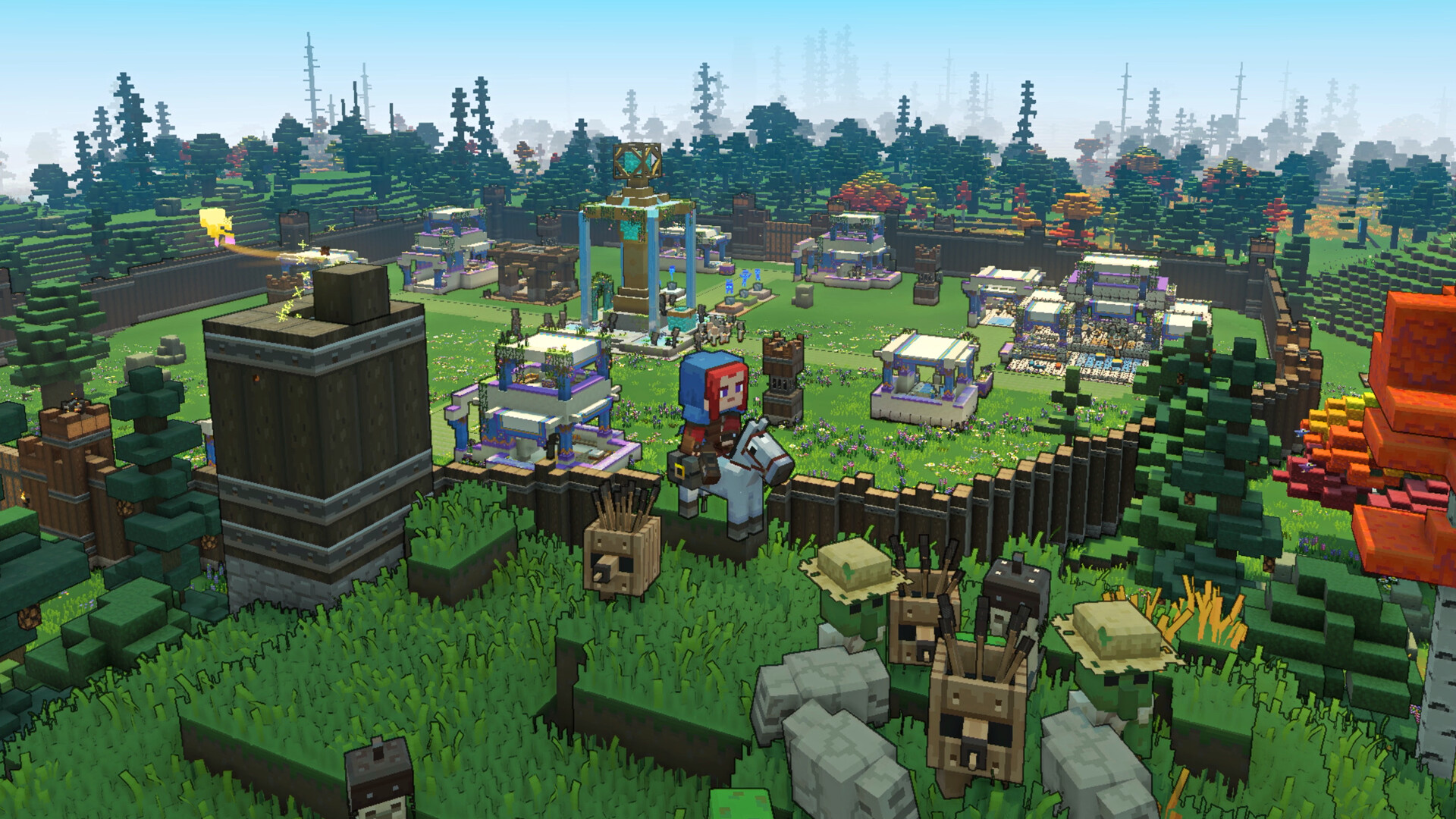 Скриншот-4 из игры Minecraft Legends Deluxe Edition