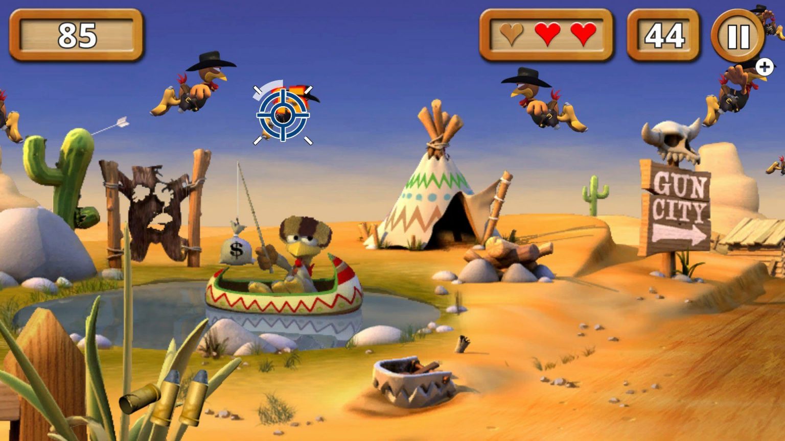 Скриншот-2 из игры Crazy Chicken Wanted для PS4