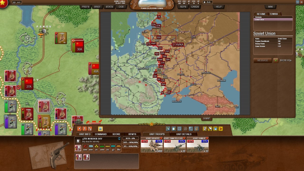 Скриншот-4 из игры Decisive Campaigns: Barbarossa