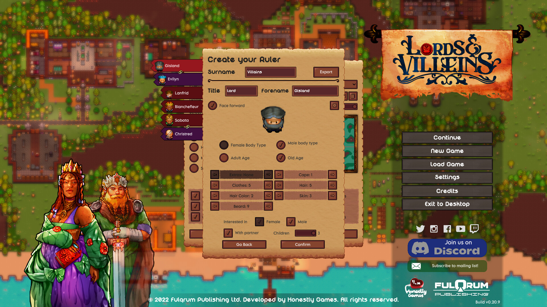 Скриншот-8 из игры LORDS AND VILLEINS: THE GREAT HOUSES