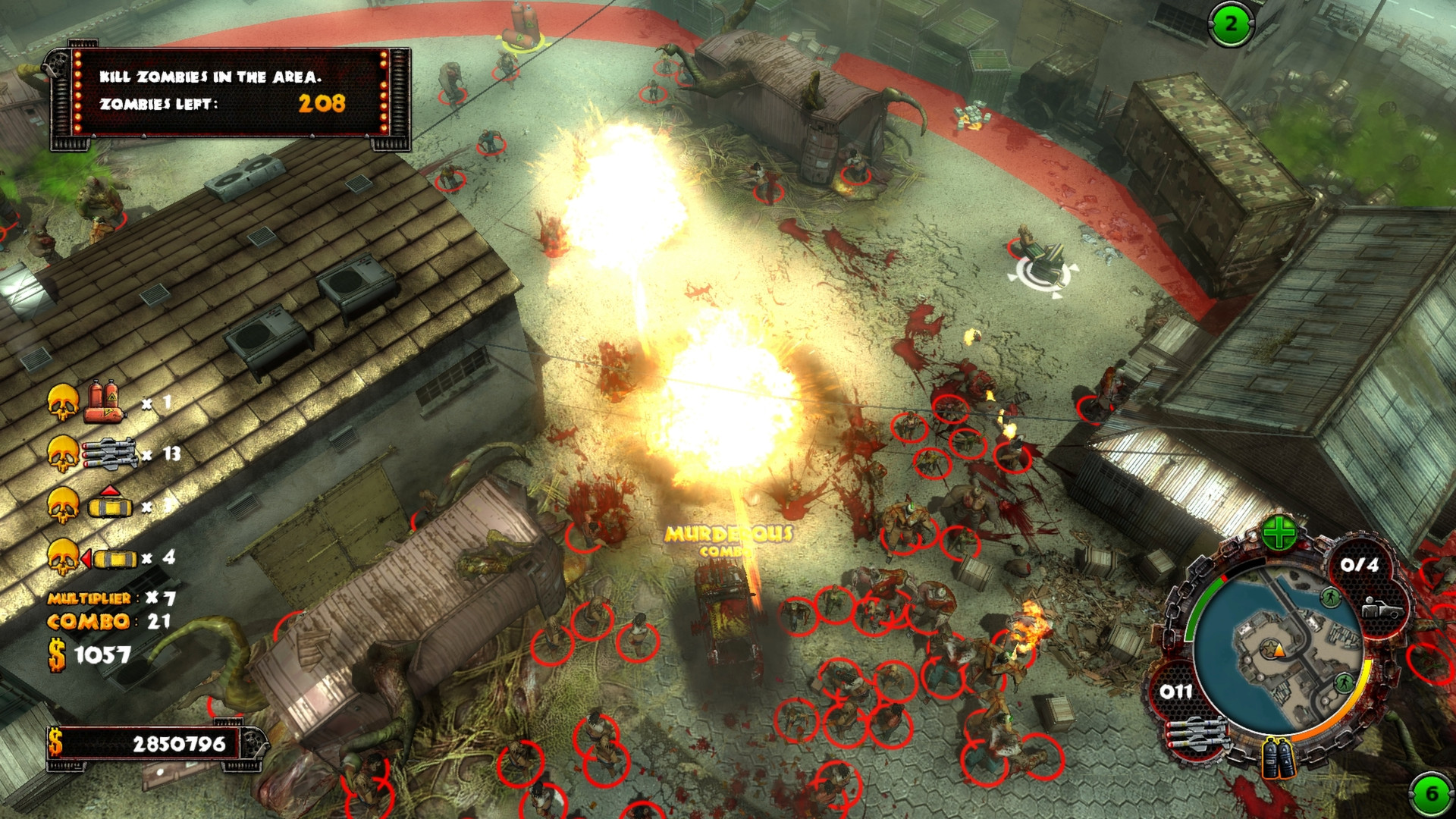Скриншот-7 из игры Zombie Driver HD