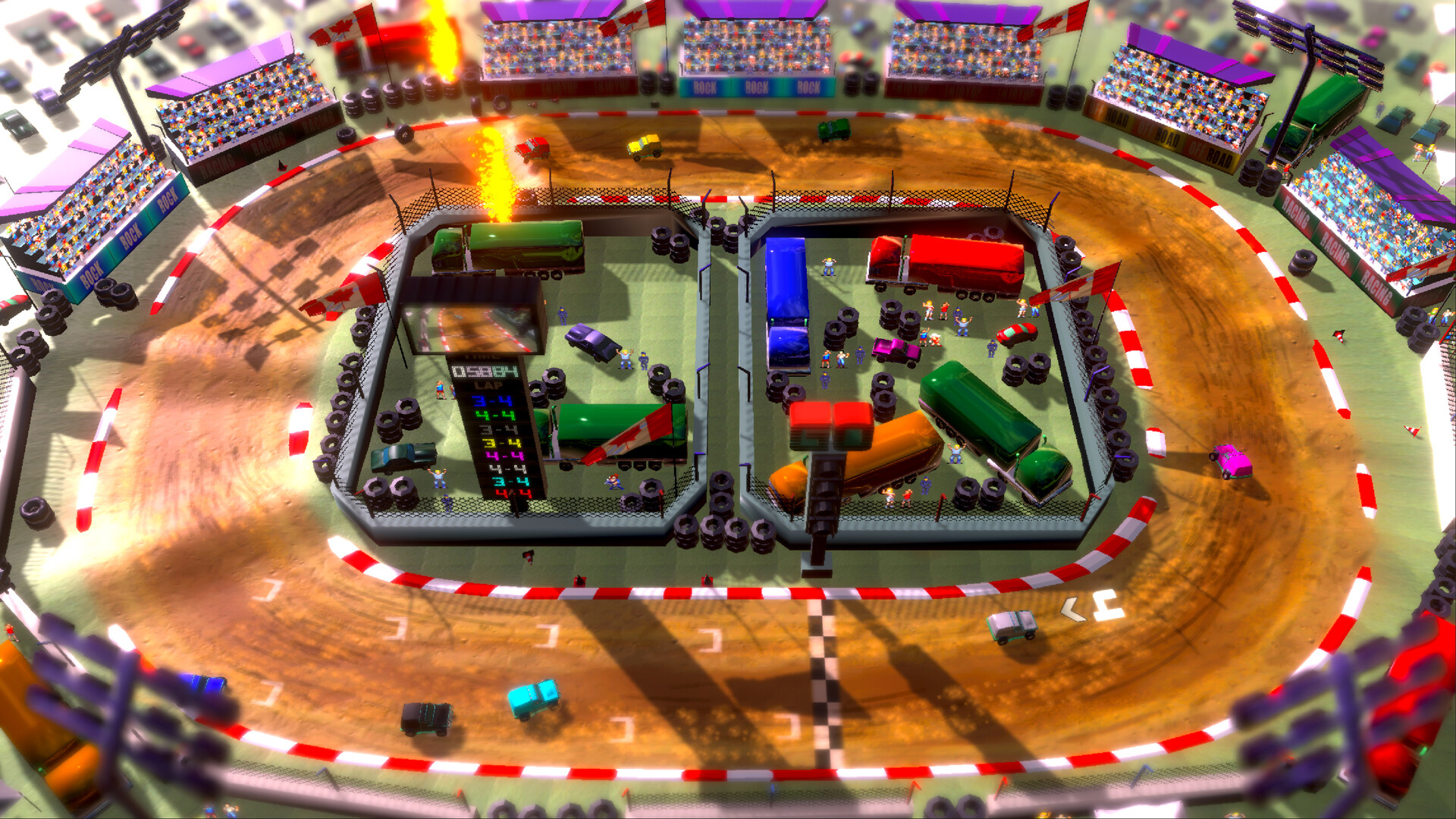 Скриншот-4 из игры Rock 'N Racing Off Road для ХВОХ