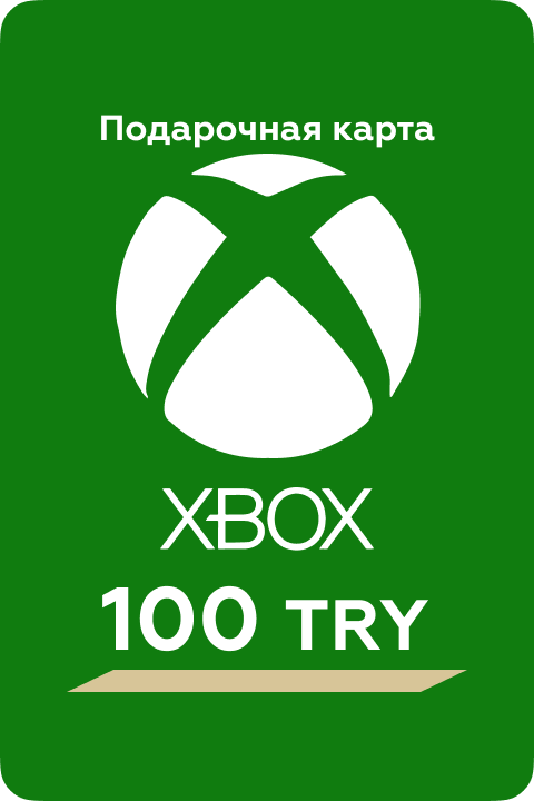Картинка Карта оплаты Xbox Live 100 TRY (ТУРЦИЯ)