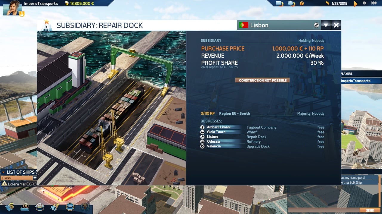 Скриншот-1 из игры TransOcean 2: Rivals