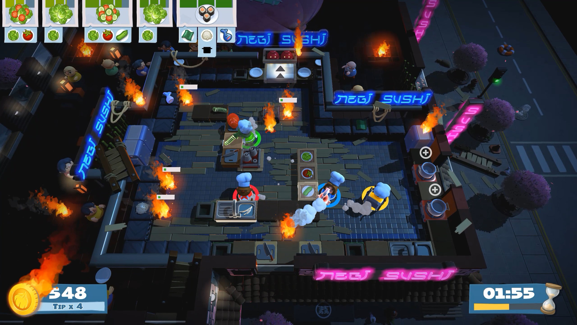 Скриншот-3 из игры Overcooked! 2 для PS4