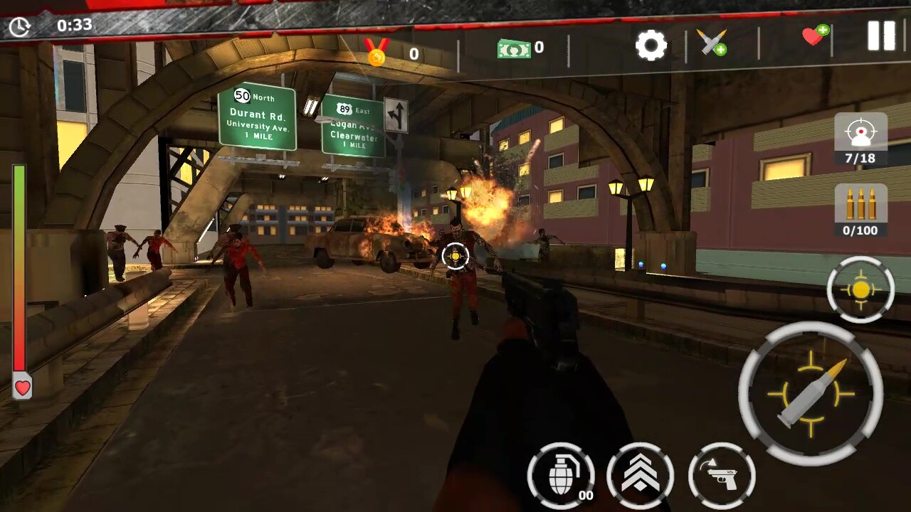 Скриншот-6 из игры Zombie Survivor: Undead City Attack