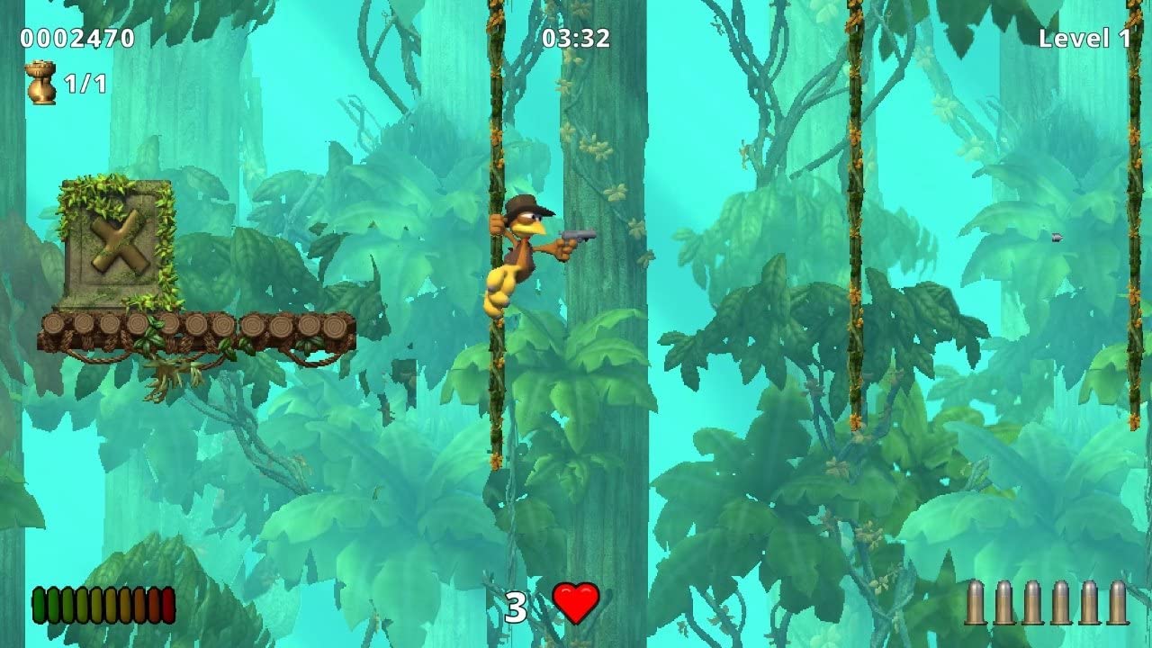Скриншот-4 из игры Crazy Chicken Jump 'n' Run Traps and Treasures для PS4