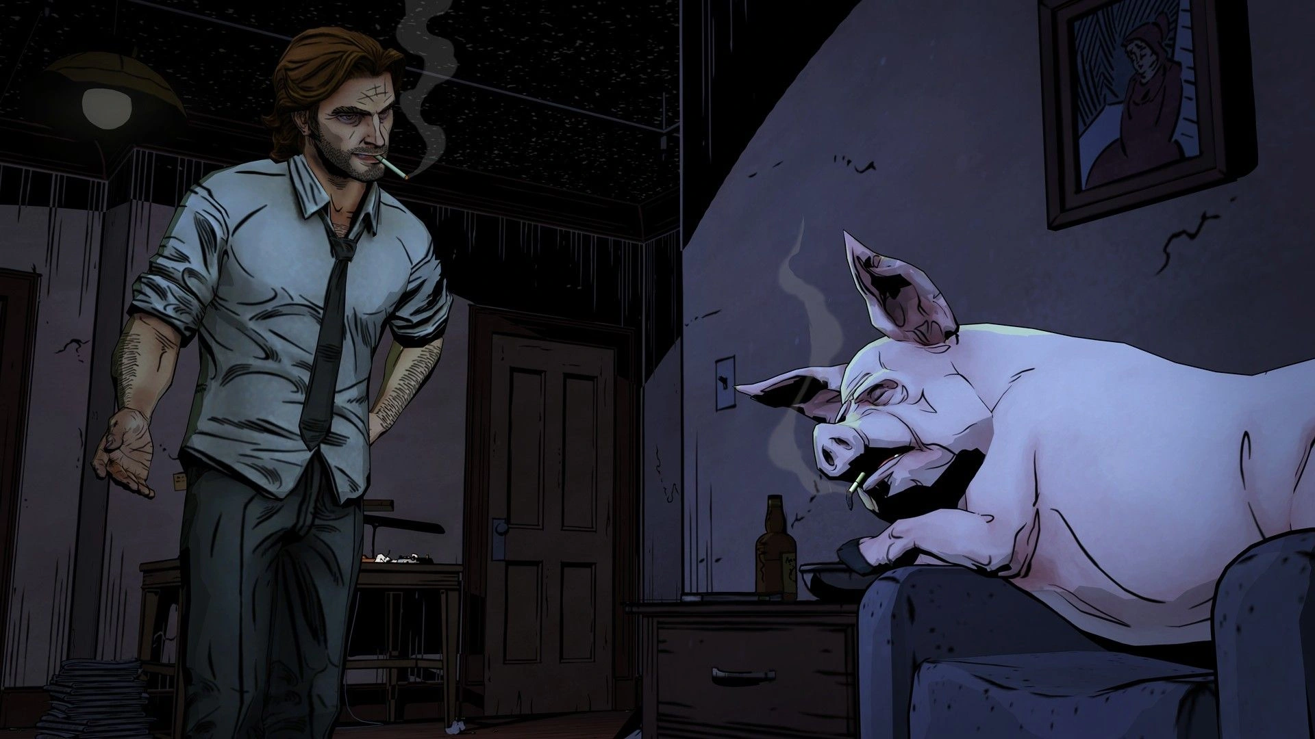 Скриншот-1 из игры The Wolf Among Us для XBOX