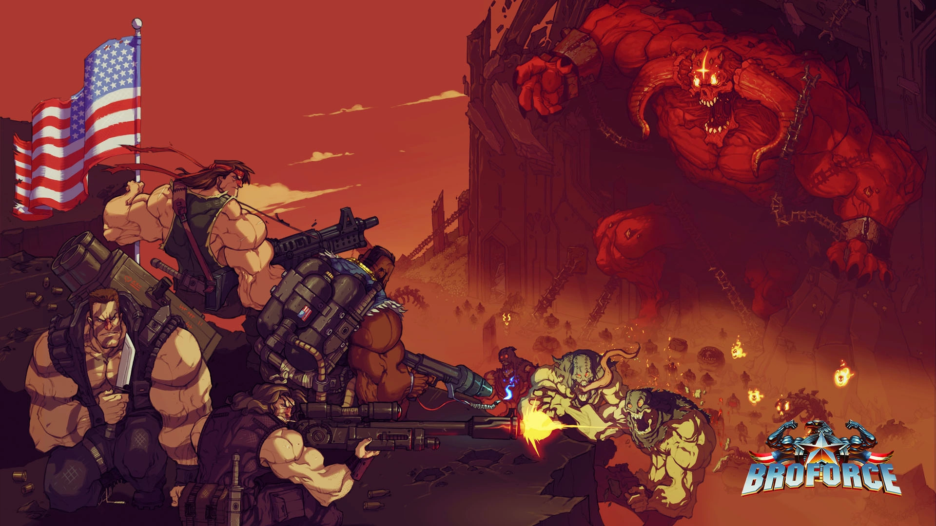 Broforce для XBOX