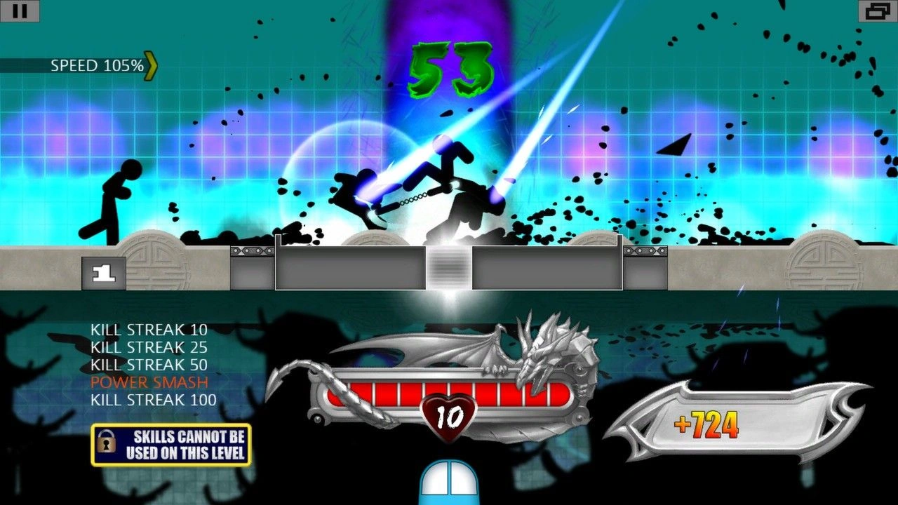 Скриншот-8 из игры One Finger Death Punch