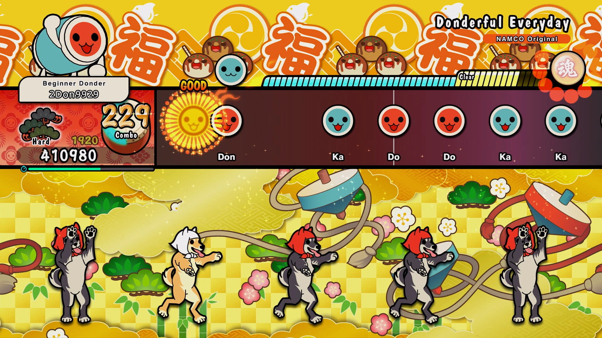 Скриншот-3 из игры Taiko no Tatsujin: Rhythm Festival для XBOX