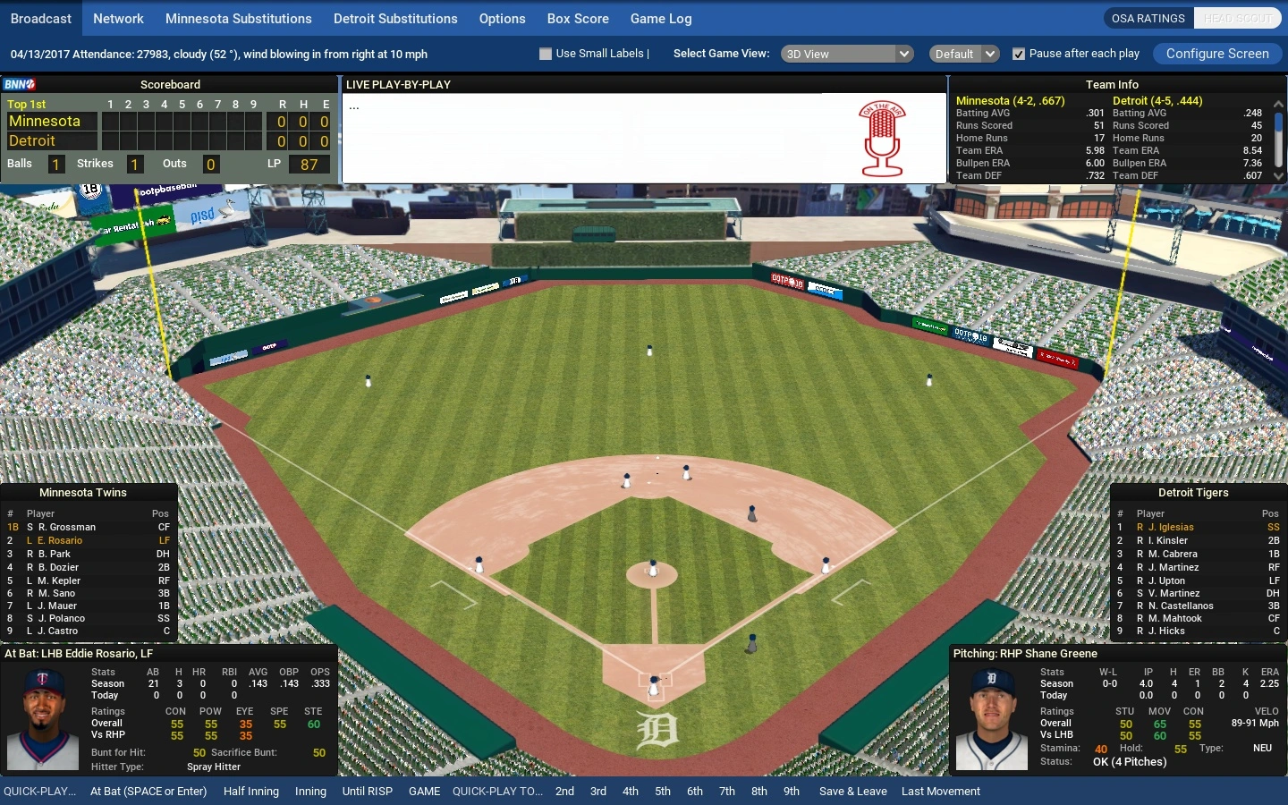 Скриншот-4 из игры Out Of The Park Baseball 18