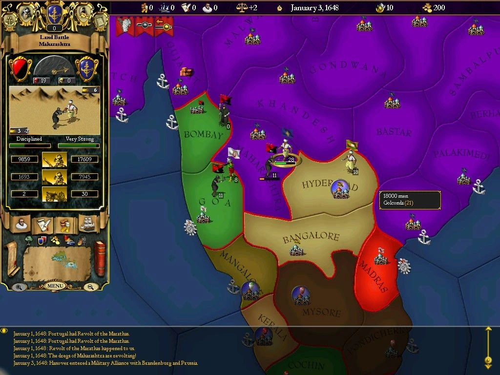 Скриншот-12 из игры For The Glory: A Europa Universalis Game