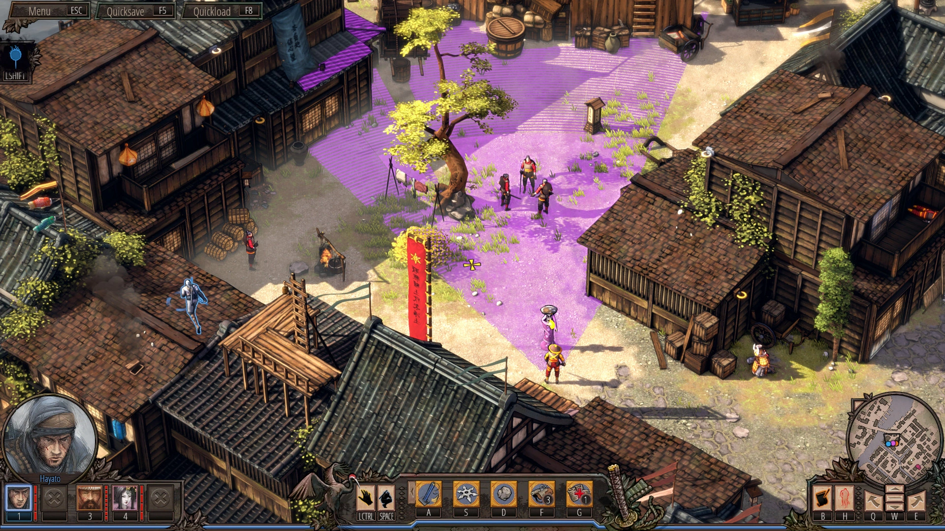 Скриншот-5 из игры Shadow Tactics: Aiko's Choice