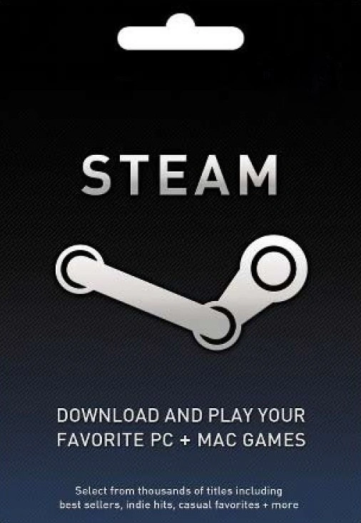 Картинка Пополнение Стим кошелька на 10 $ - Steam Wallet Card