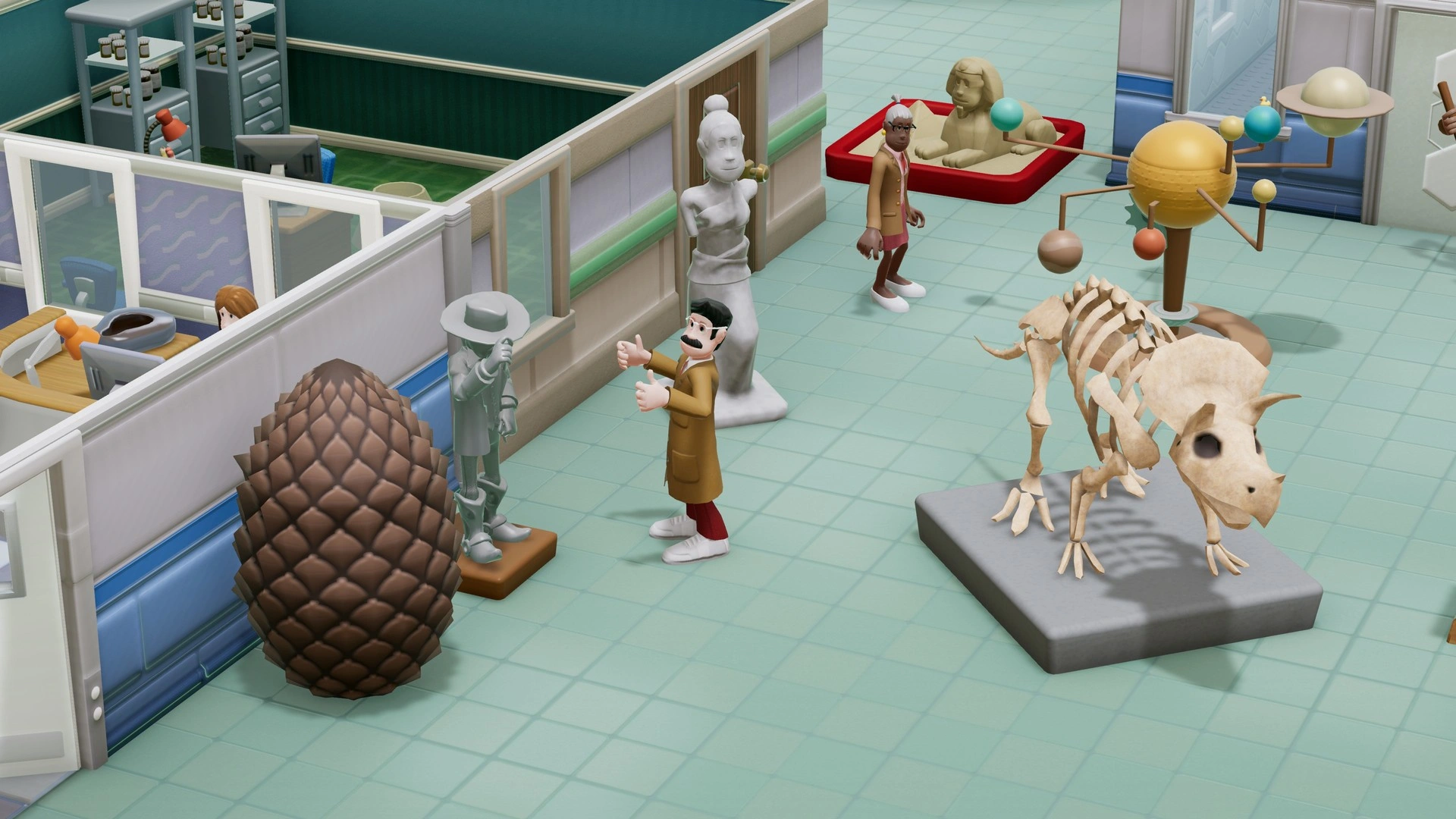 Скриншот-0 из игры Two Point Hospital: Exhibition Items Pack