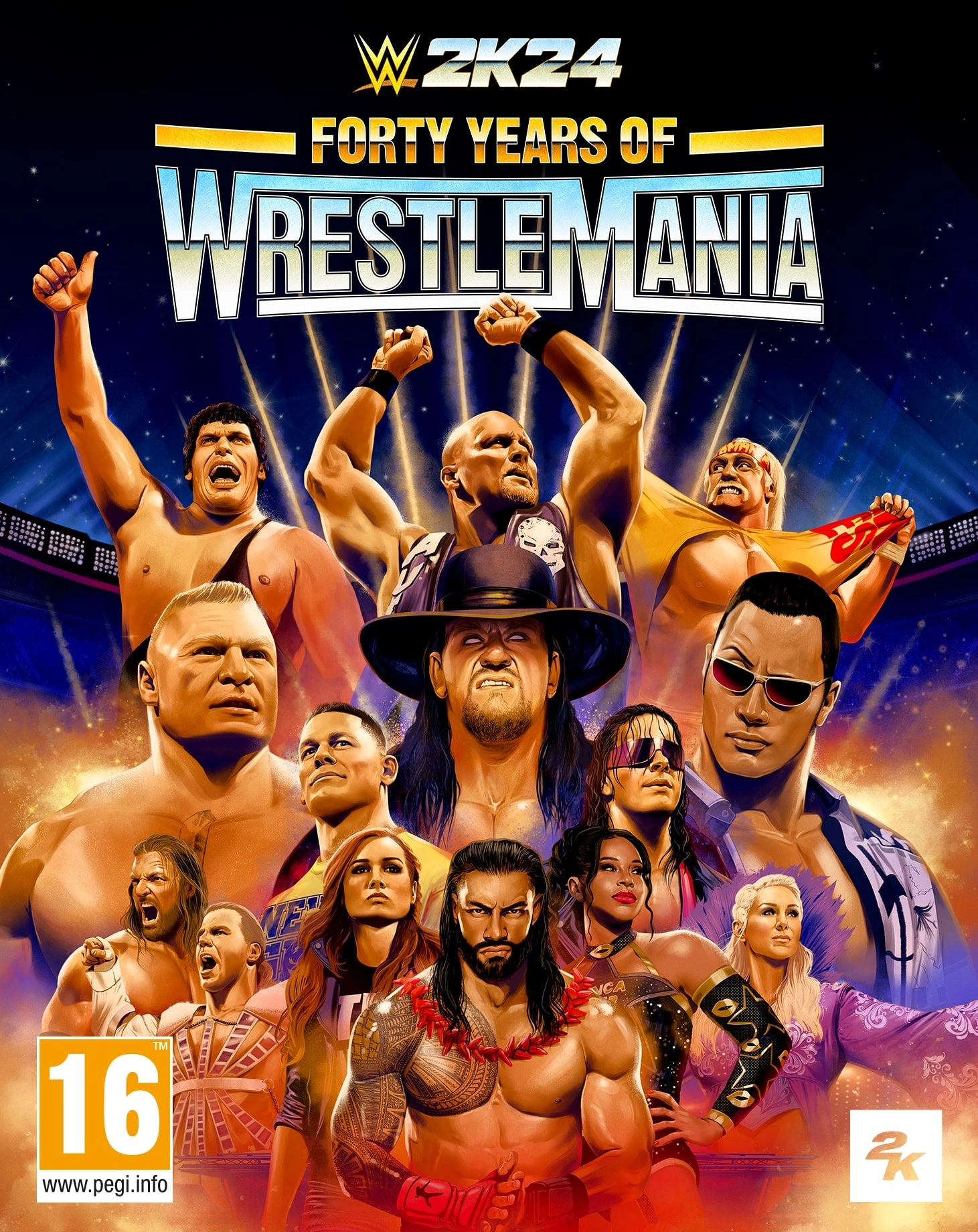 WWE 2K24 40 Years of Wrestlemania