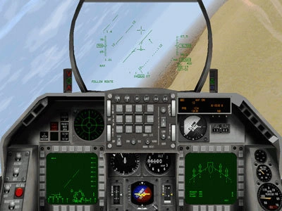 Скриншот-4 из игры F-16 Multirole Fighter