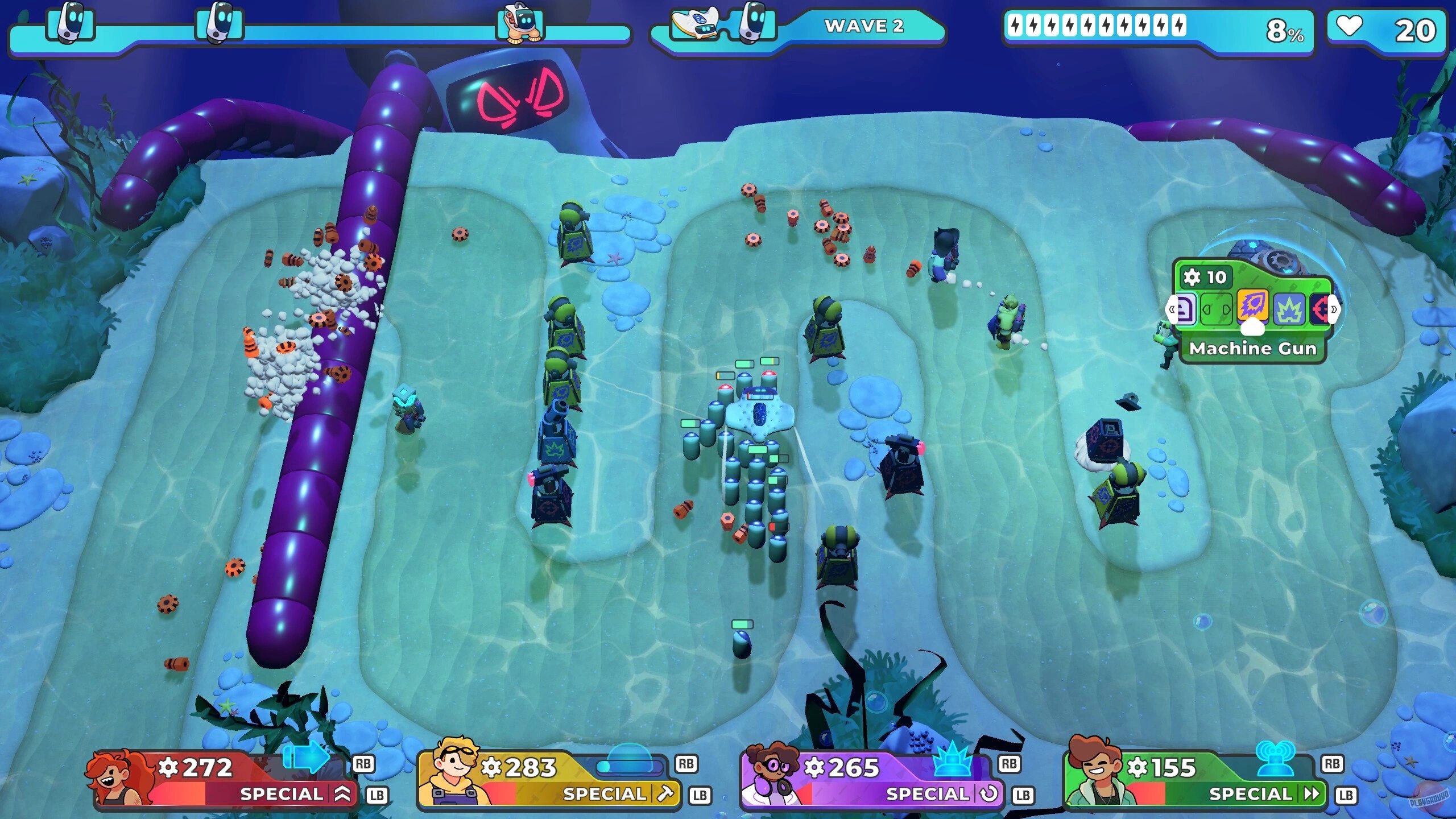 Скриншот-3 из игры BISH BASH BOTS