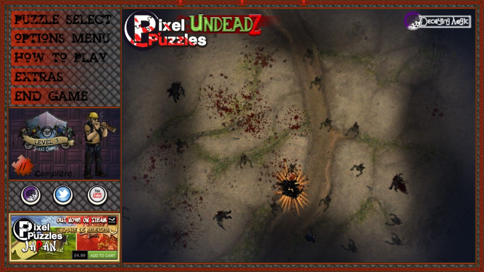 Скриншот-15 из игры Pixel Puzzles: UndeadZ