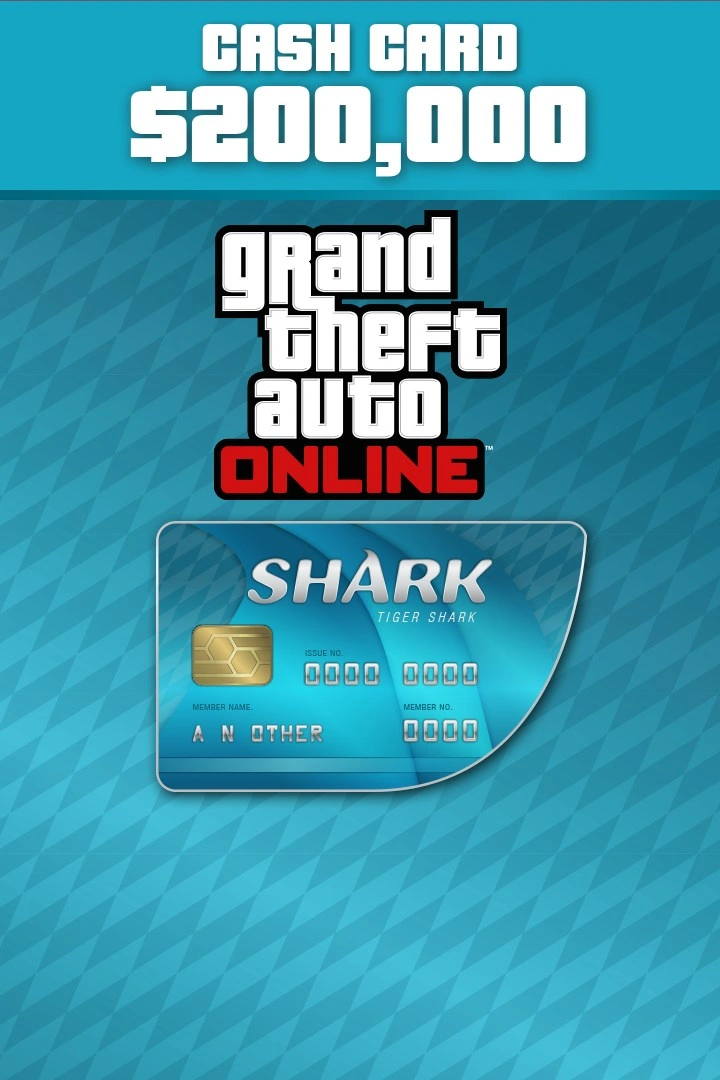 Tiger Shark Cash Card на 200.000 $ GTA Tiger Shark Cash Card на 200.000 $ GTA