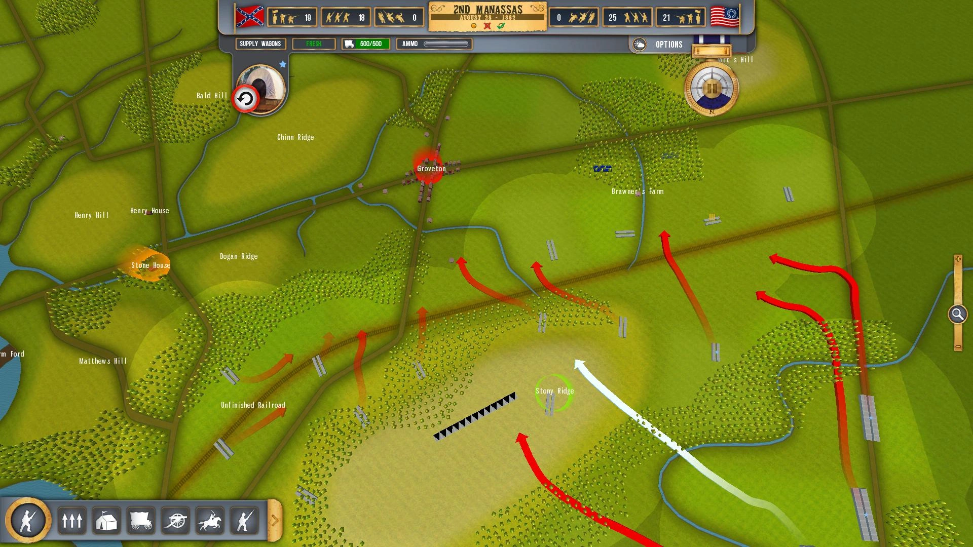 Скриншот-5 из игры Battleplan: American Civil War