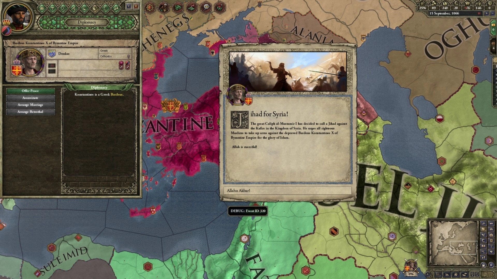 Скриншот-2 из игры Crusader Kings II: Sword of Islam