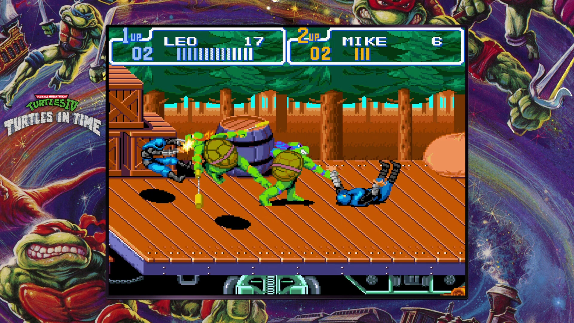 Скриншот-9 из игры Teenage Mutant Ninja Turtles: The Cowabunga Collection для XBOX