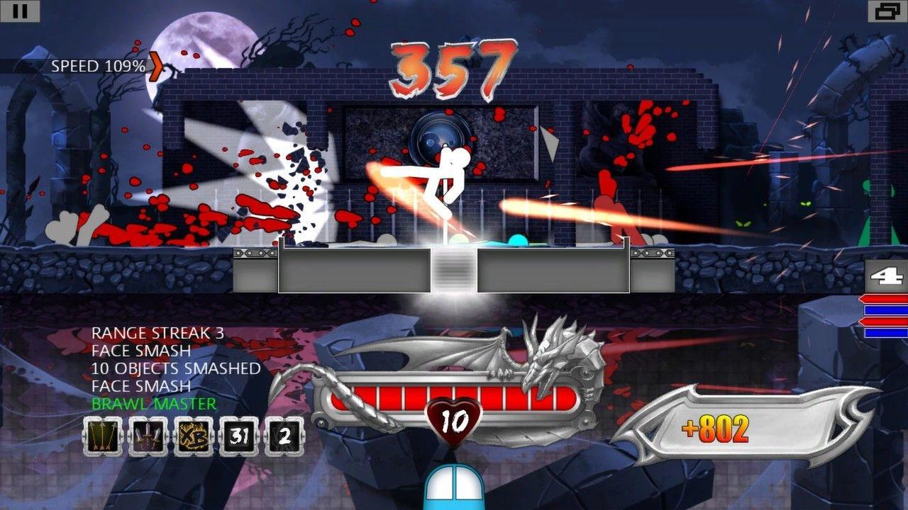 Скриншот-10 из игры One Finger Death Punch