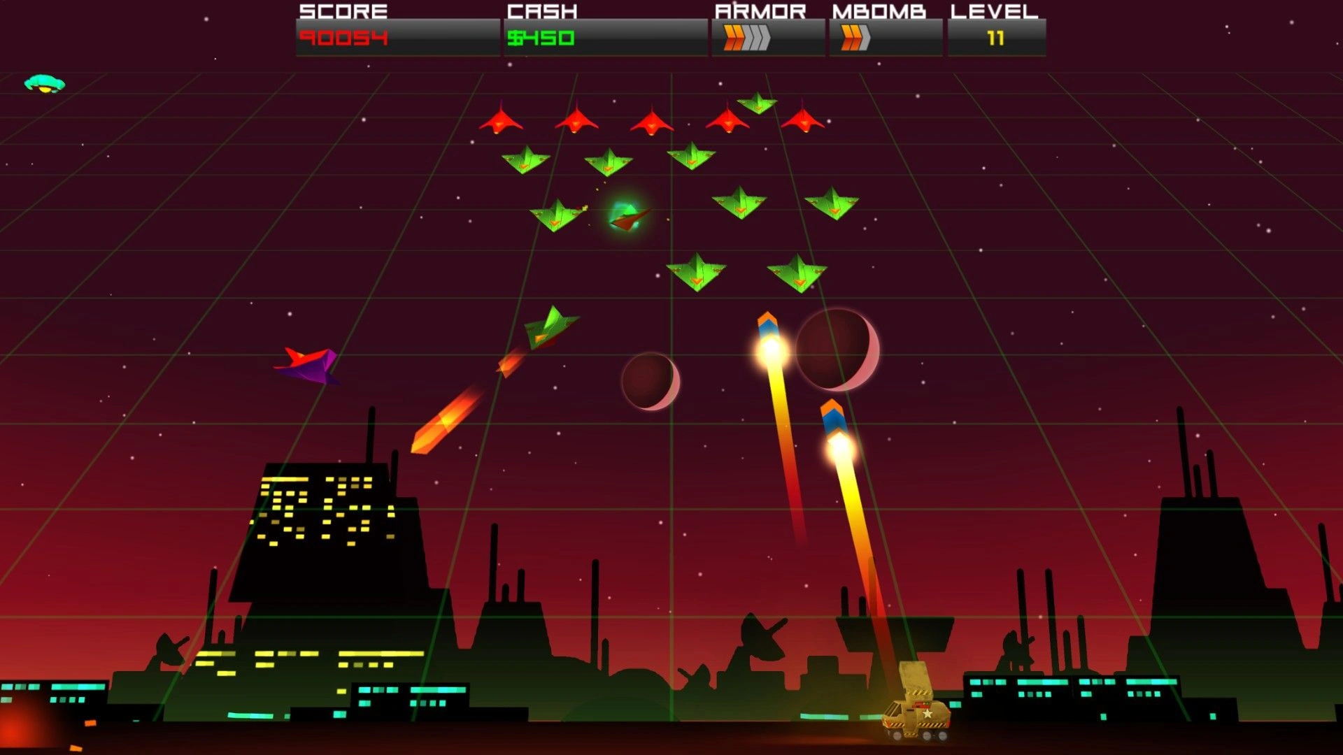 Скриншот-14 из игры Cosmic Rocket Defender