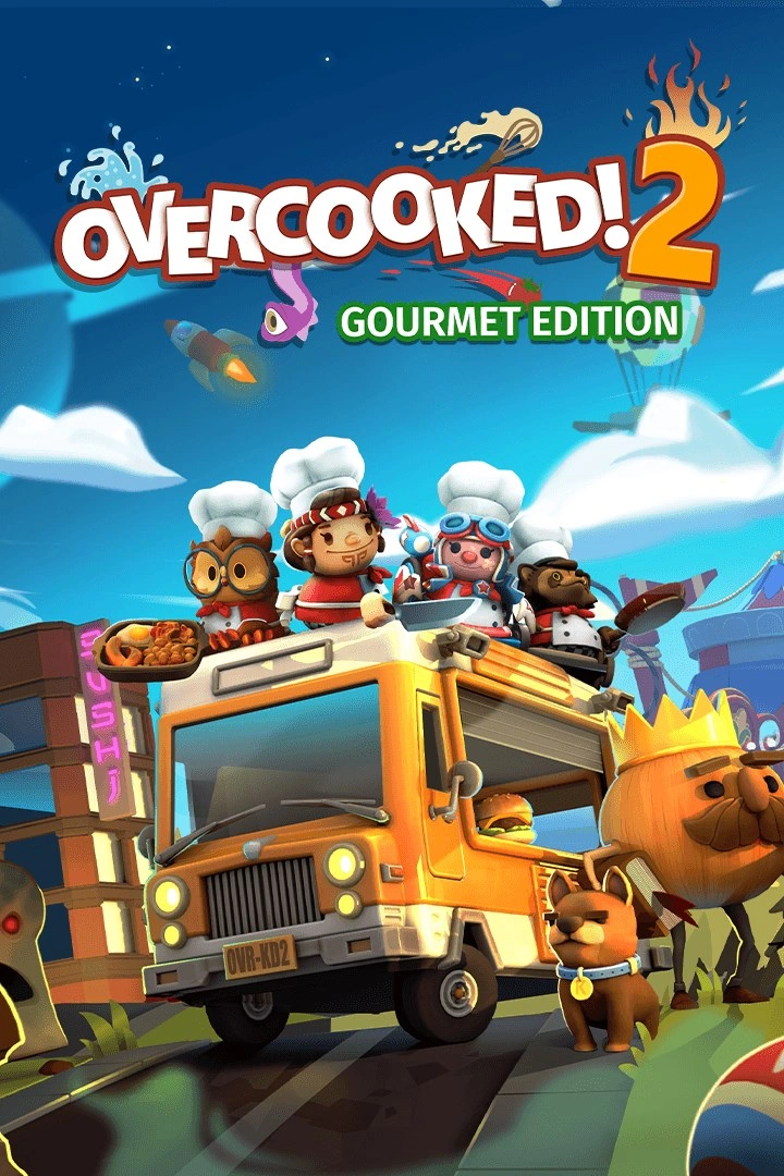 Картинка Overcooked! 2 - Gourmet Edition для PS4