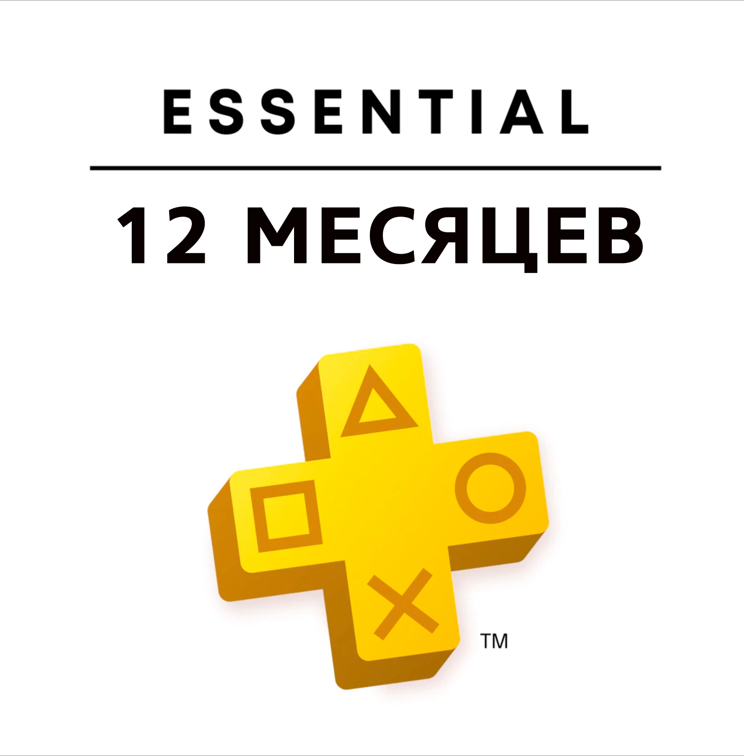 Картинка PLAYSTATION PLUS Essential 12 месяцев