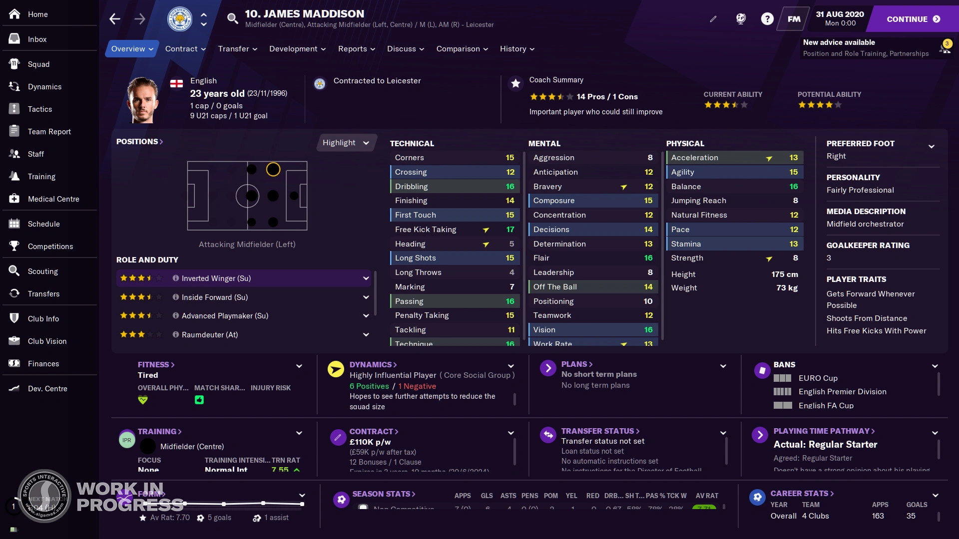 Скриншот-8 из игры Football Manager 2021