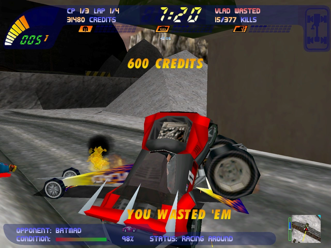 Скриншот-7 из игры Carmageddon 2: Carpocalypse Now