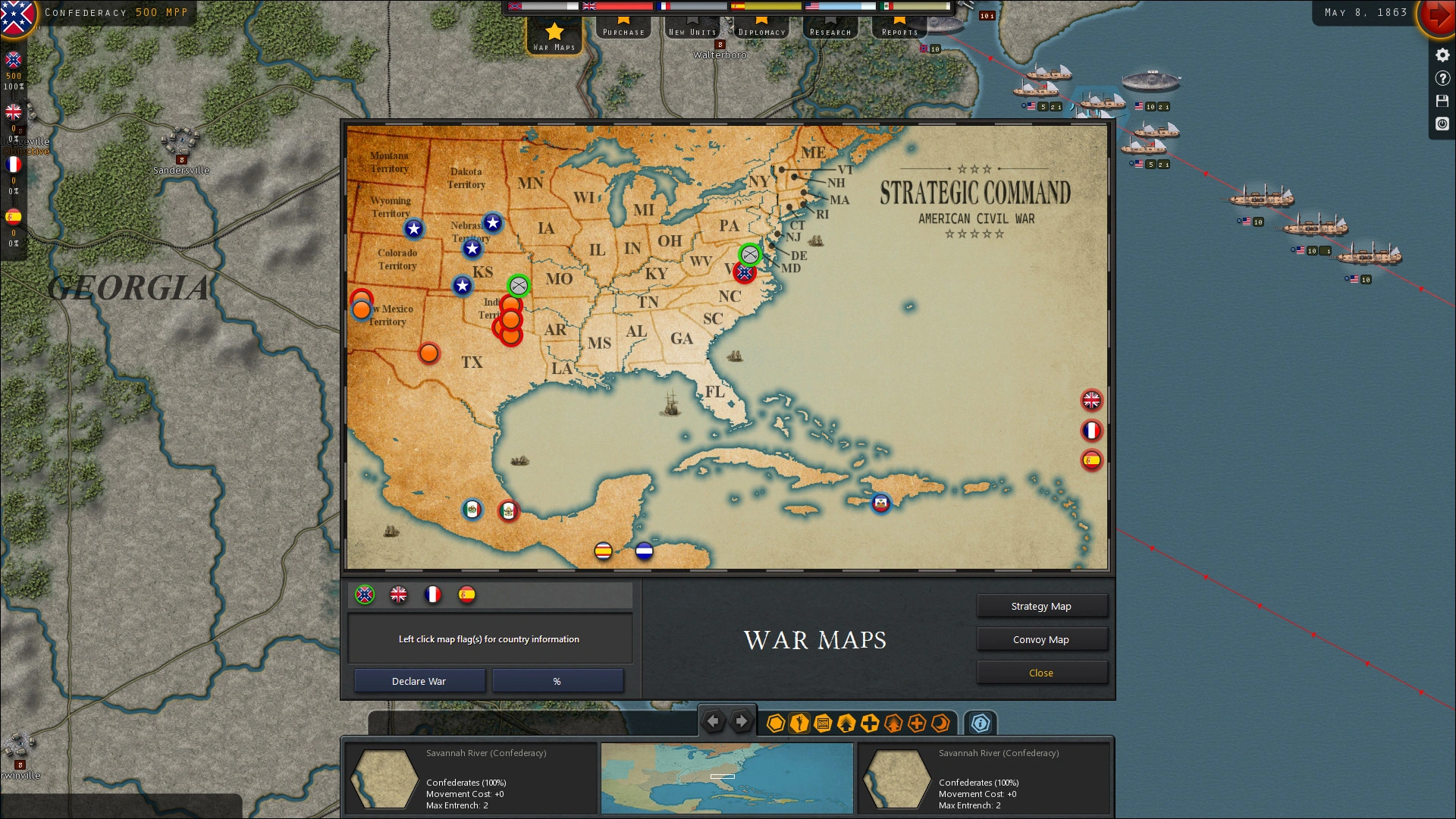 Скриншот-3 из игры STRATEGIC COMMAND: AMERICAN CIVIL WAR COMPLETE