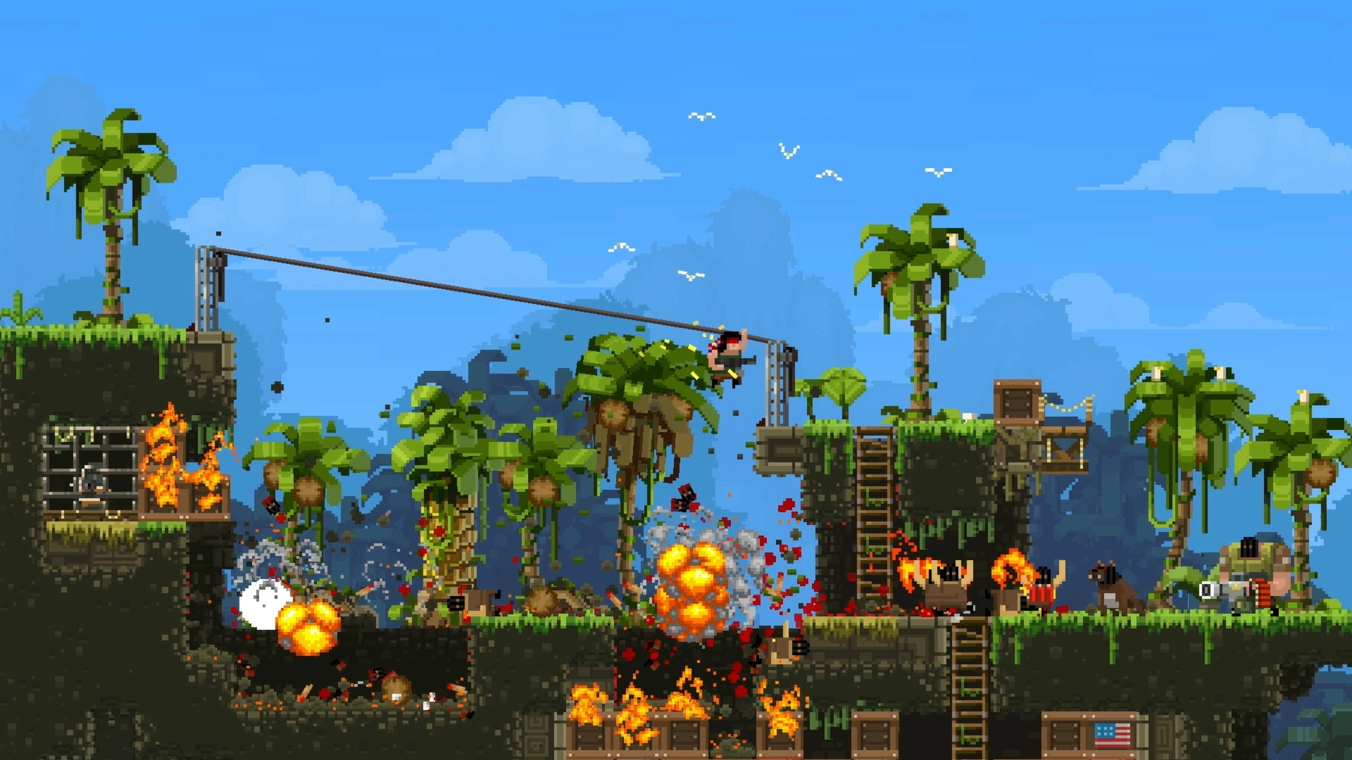 Скриншот-7 из игры Broforce для XBOX