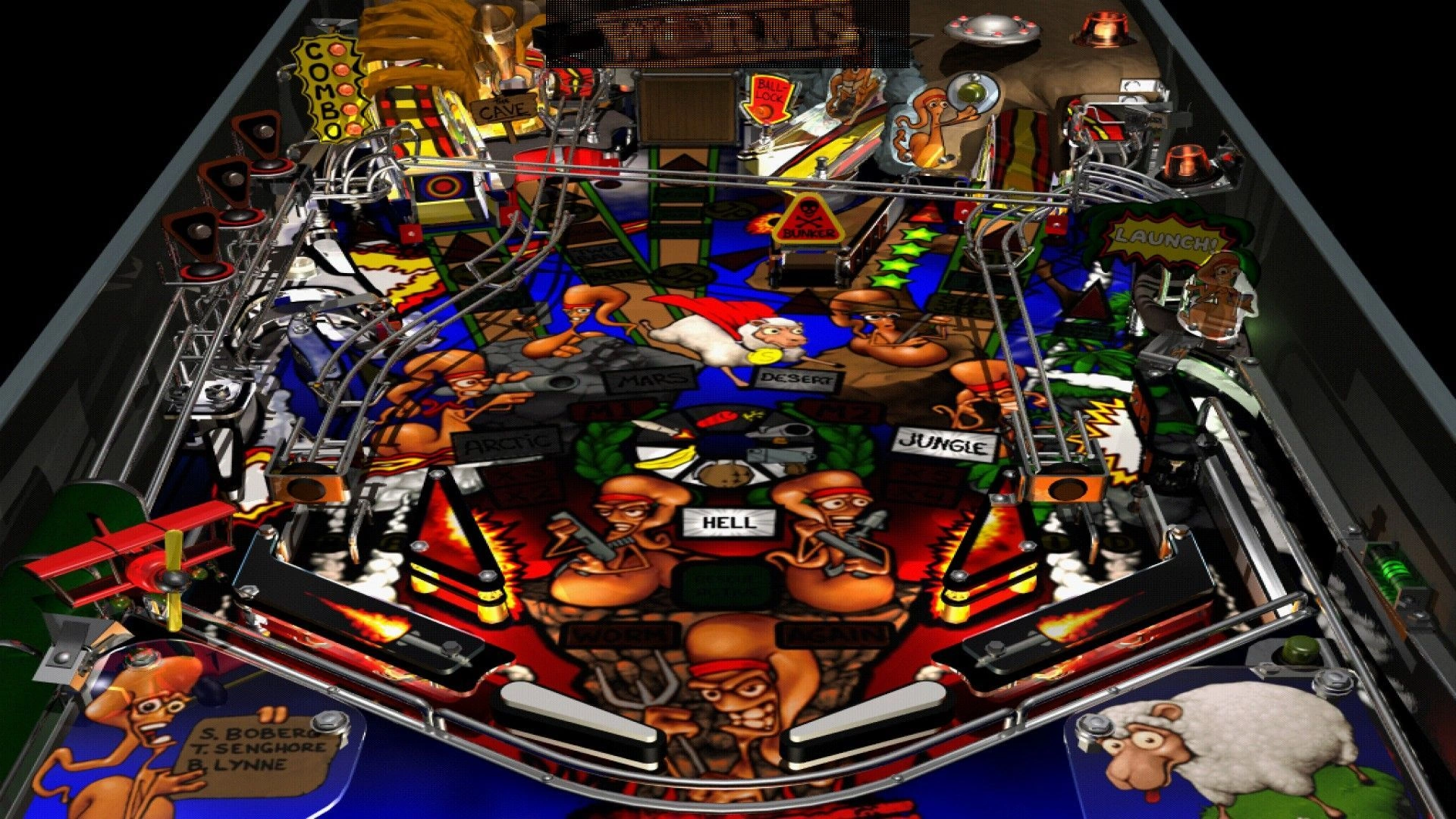 Скриншот-7 из игры Worms Pinball