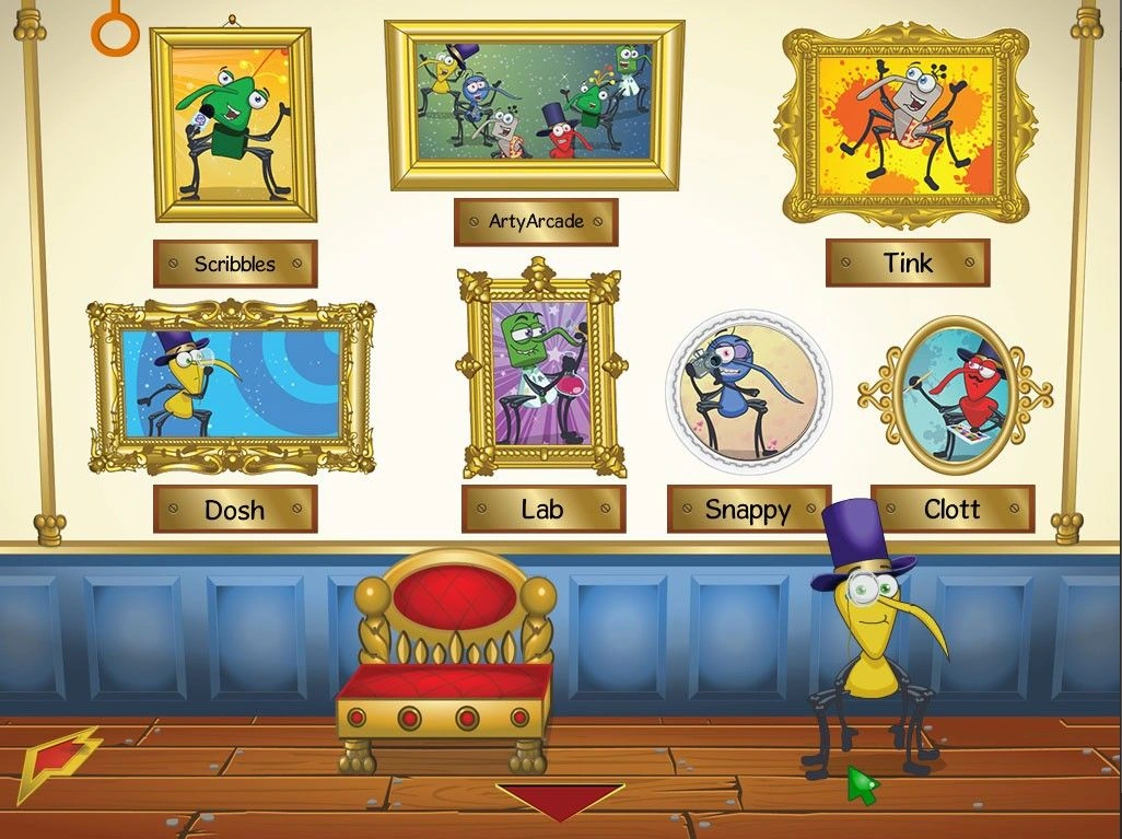 Bin Weevils Arty Arcade