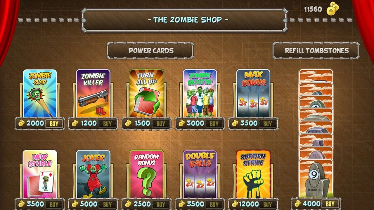 Скриншот-1 из игры Zombie Solitaire